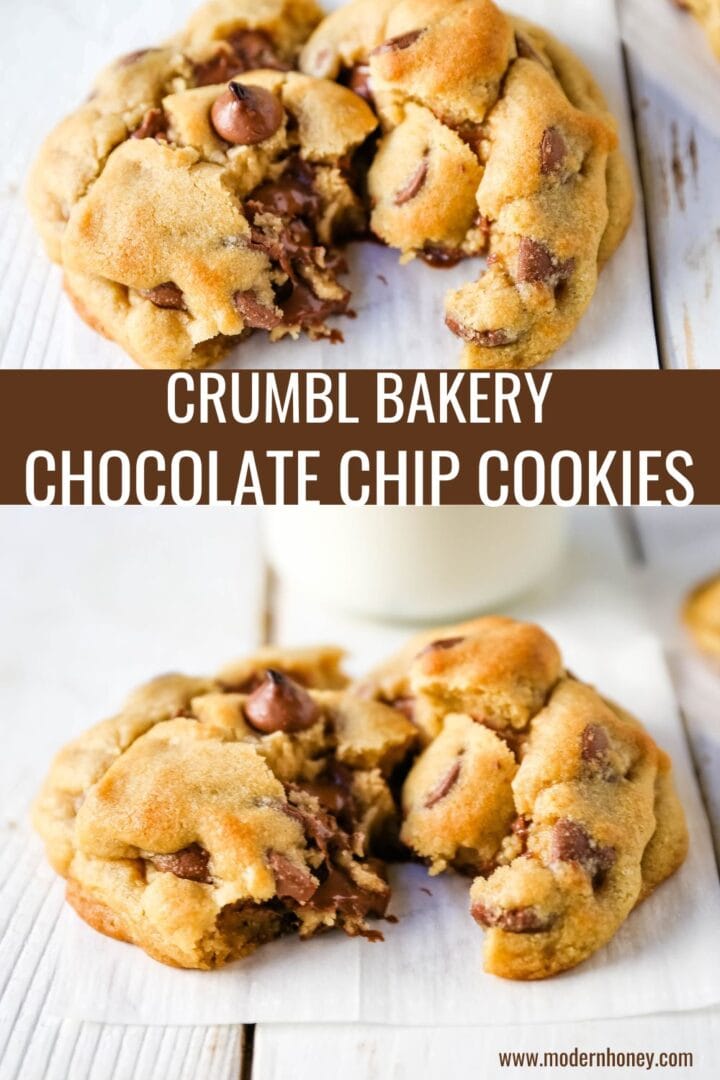 How to make the best Crumbl Bakery Chocolate Chip Cookies. The famous Crumbl chocolate chip cookie recipe. Crumbl copycat cookie recipe.