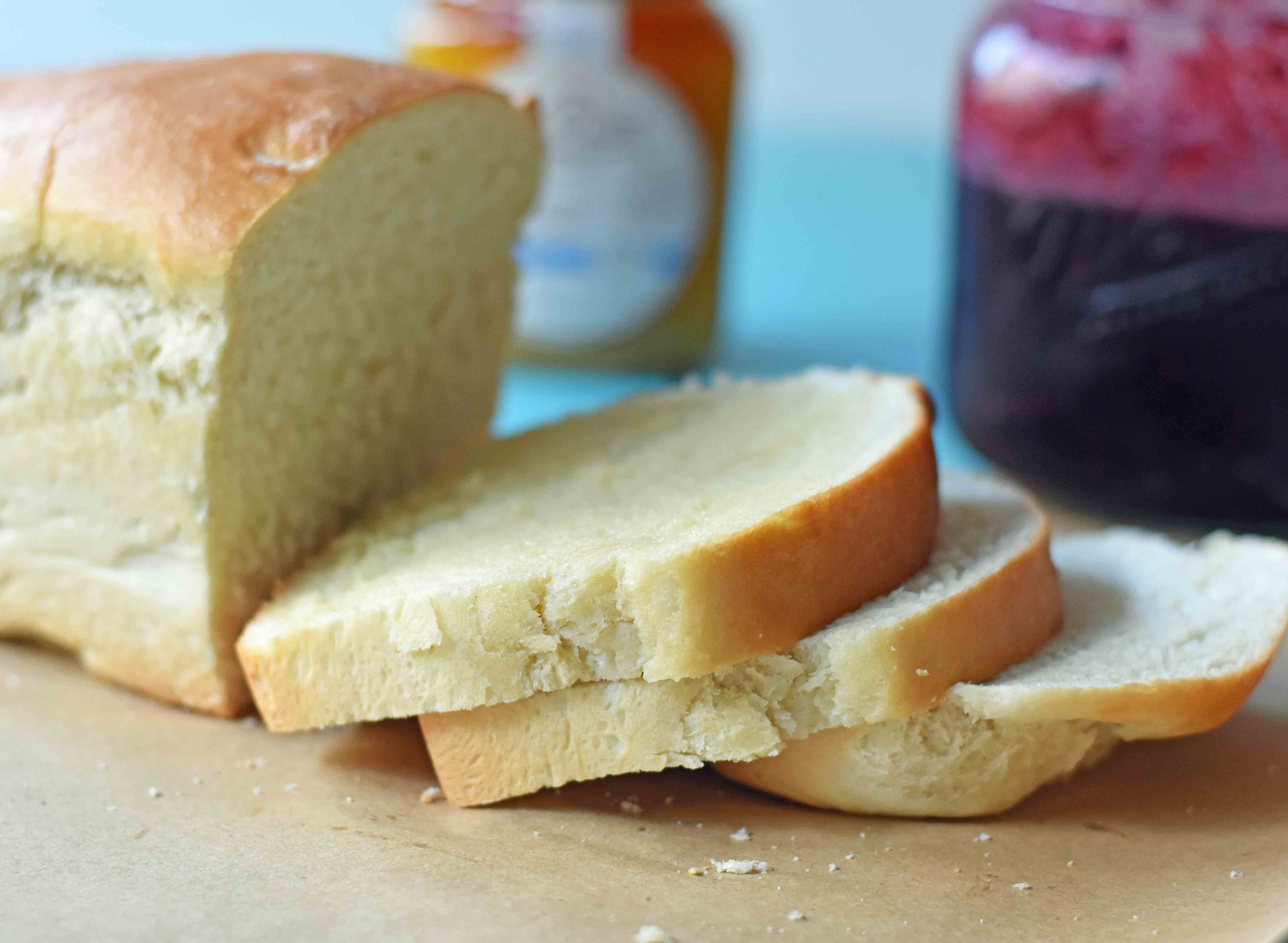 Miracle One Hour White Bread. Homemade bread made in one hour. Quick and easy homemade bread. www.modernhoney.com